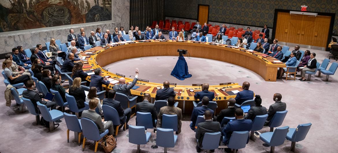 The Security Council adopts a resolution authorizing the creation of a Multinational Security Support (MSS) mission in Haiti in October 2023.